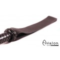 Avalon - PALADIN - Sort Beltepaddle med Flettet Håndtak