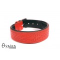 Avalon - JOURNEY - Collar med nydelig mønster - Rødt og Sort 