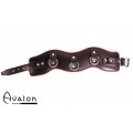 Avalon - CONQUER - Collar med god polstring, Svart