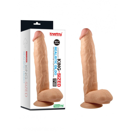 Lovetoys Legendary KingSize Dildo - 11" med Sugekopp