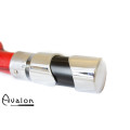 Avalon - SOLOMON - Paddle med håndform og metallhåndtak i sort og sølv - Rød Avalon - SOLOMON - Paddle med håndform og metallhåndtak i sort og sølv - Rød