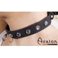 Avalon - DEVOTION - Collar med Blanke Stener og O-ring 