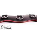 Avalon - CONQUER - Collar med god polstring, Svart og Rødt Avalon - CONQUER - Collar med god polstring, Svart og Rødt