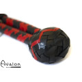 Avalon - CYCLOPS - Svart og Rød Loop Pisk i Lær Avalon - CYCLOPS - Svart og Rød Loop Pisk i Lær