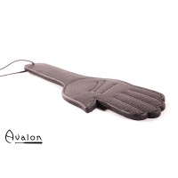 Avalon - GAWAIN - Paddle med Håndform i Massivt Lær 