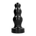 All Black - AB 56 - buttplug med 3 kuler All Black - AB 56 - buttplug med 3 kuler