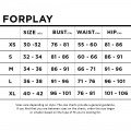 Forplay - Ring It On - Chemise Sett - Rød