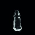 Dark Crystal - Bred Dildo med Tydelig Hode - Blank