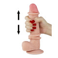 Lovetoy - 8" Sliding Skin Dildo - Lys Hudfarge Lovetoy - 8" Sliding Skin Dildo - Lys Hudfarge