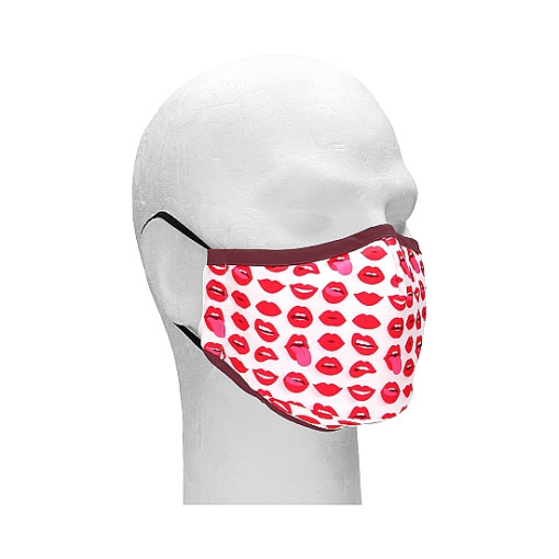 Sexy Masks - 3 lags Tøymunnbind med Frekke Lepper - 1stk Sexy Masks - 3 lags Tøymunnbind med Frekke Lepper - 1stk