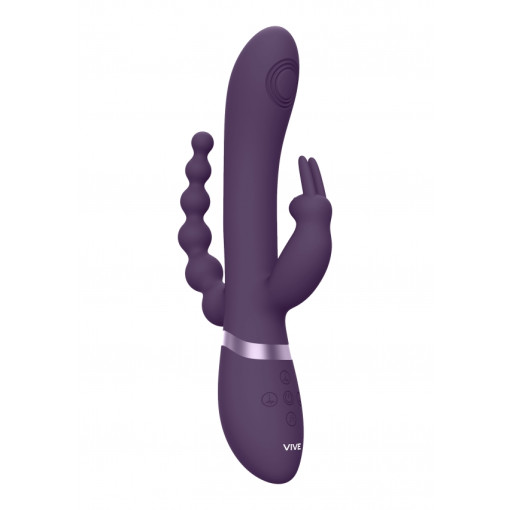 VIVE - Rini - Trippel Vibrator med Pulseringer og Vibrasjoner - Lilla VIVE - Rini - Trippel Vibrator med Pulseringer og Vibrasjoner - Lilla