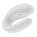 Satisfyer Double Joy - Parvibrator med app - Hvit 