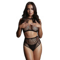 Le Desir - Key-Hole Fishnet Undertøysett - One Size Le Desir - Key-Hole Fishnet Undertøysett - One Size