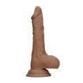 RealRock - Dildo med pung - 10" / 27 cm - Tan RealRock - Dildo med pung - 10" / 27 cm - Tan