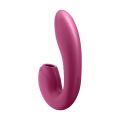 Satisfyer - Sunray - Trykkbølgevibrator med APP - Berry Rød