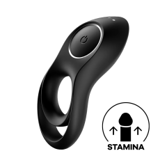 Satisfyer - Legendary Duo - Dobbel Penisring med Vibrasjoner - Sort