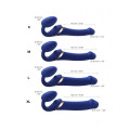 Strap-on-Me - Stroppeløs Strap On med Vibrasjoner og Slikkefunksjon - Medium - Blå Strap-on-Me - Stroppeløs Strap On med Vibrasjoner og Slikkefunksjon - Medium - Blå