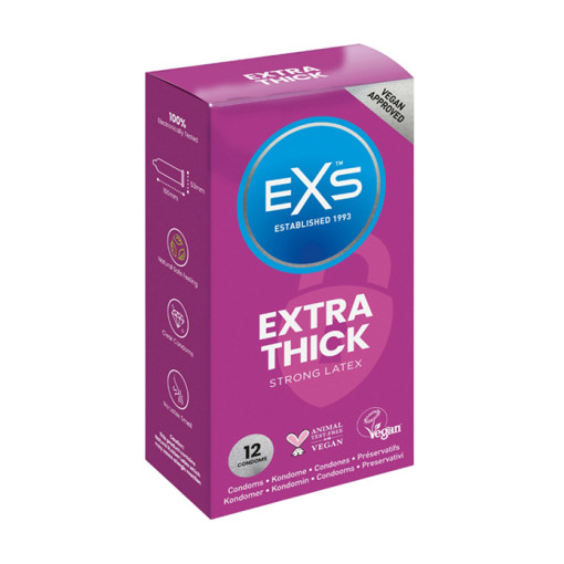 EXS - Tykke Kondomer - 12 stk EXS - Tykke Kondomer - 12 stk