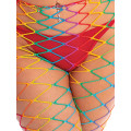 Pink Lipstick - Rainbow Stockings - Queen Size Pink Lipstick - Rainbow Stockings - Queen Size
