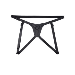 Gender X - Justerbar Strap-on Sele - Sort