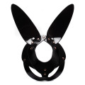 Kinky Diva - High Gloss Bunny Mask - Black