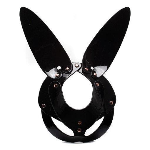 Kinky Diva - High Gloss Bunny Mask - Black