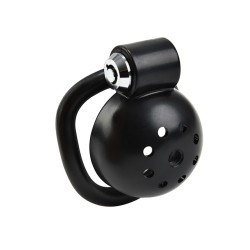 BQS - Custody - Kyskhetsbur med internlås - Sort