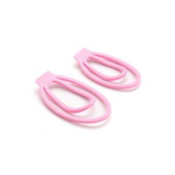 BQS - MTF Enkel Chastity Clip - Rosa 2pk