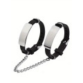 BQS - Trollbundet - Armbånd cuffs - Sort og sølv BQS - Trollbundet - Armbånd cuffs - Sort og sølv