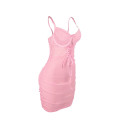 Gnist Undertøy - Rosa kjole med korsettdetaljer