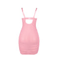 Gnist Undertøy - Rosa kjole med korsettdetaljer