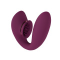 Twitch 3 - Sugevibrator med G-punkt vibrator - Burgunder