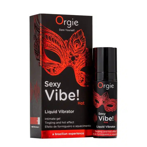 Orgie - Sexy Vibe! - Hot - Flytende Vibrator Rød  styrke 8