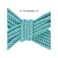 Ouch! Bondagetau - 10 meter - 6mm - Turkis Blå