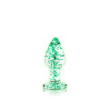 Ouch! Glass Buttplug - Glow in the Dark - Small