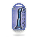 OUCH! - Ultra Soft Silicone - Dildo med sugekopp - 17 cm - Blå OUCH! - Ultra Soft Silicone - Dildo med sugekopp - 17 cm - Blå