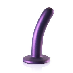OUCH! - Smooth Silicone - Enkel dildo med sugekopp - Lilla