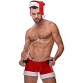 Male Power - St. Dick - Julekostyme - Rød/Hvit Male Power - St. Dick - Julekostyme - Rød/Hvit