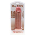 Realrock - Ekstra Tykk Dildo uten pung - 25,4 cm - Lys hudfarge