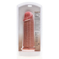 Realrock - Ekstra Tykk Dildo uten pung - 25,4 cm - Lys hudfarge