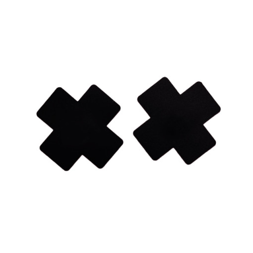 Sort Kryss - Nipplecovers - Brystpynt