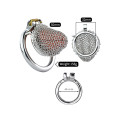 Chainmail Chastity Cage - Kyskhetsbur med ringbrynje design - Small