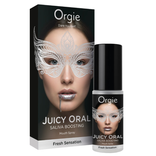 Orgie - Juicy Oral – Spyttstimulerende Munnspray - Mint Orgie - Juicy Oral – Spyttstimulerende Munnspray - Mint