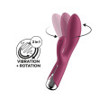 Satisfyer - Spinning Rabbit - Rabbitvibrator med rotasjoner - Rød