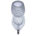 Oxballs - Glowhole-1 Fuckplug - Tunnelplug med Led - Clear frost - S Oxballs - Glowhole-1 Fuckplug - Tunnelplug med Led - Clear frost - S