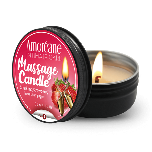 Amoréane - Massasjelys - Sparkling Strawberry Amoréane - Massasjelys - Sparkling Strawberry