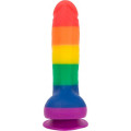Addiction - Justin Rainbow Silicon Dildo Kun 1 igjen! Siste sjangse 