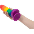 Addiction - Justin Rainbow Silicon Dildo Kun 1 igjen! Siste sjangse 