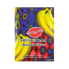 Lixx Dental Dams - Trust Dam - slikkelapp Banan
