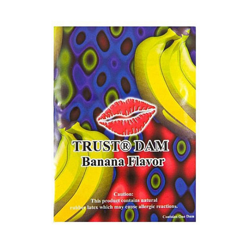 Lixx Dental Dams - Trust Dam - slikkelapp Banan